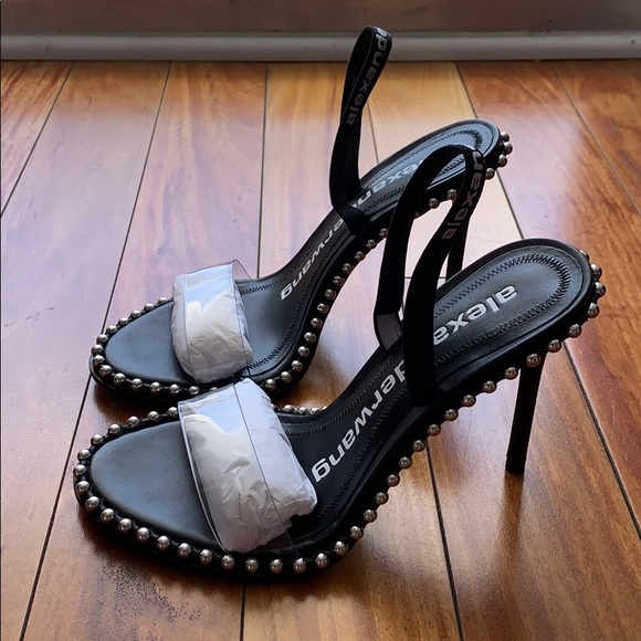 Alexander Wang; Nova Studded leather heels - Picture 2 of 4